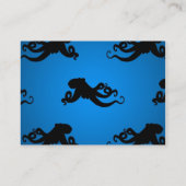 Baden Octopus-Silhouetten Visitenkarte (Rückseite)
