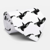 Baden Orca Killer Whale Krawatte (Gerollt)