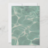 Baden und Sonnenbaden Einladung (Rückseite)