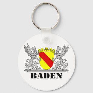 Baden Wappen mit Schrift Baden Schlüsselanhänger