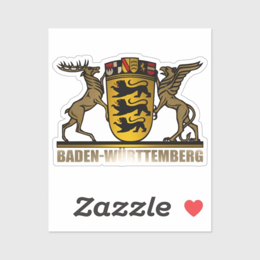 Baden-Württemberg Aufkleber (Blatt)