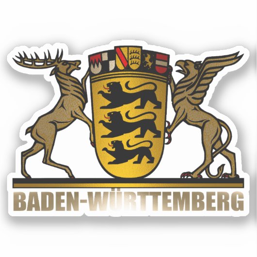 Baden-Württemberg Aufkleber (Vorderseite)