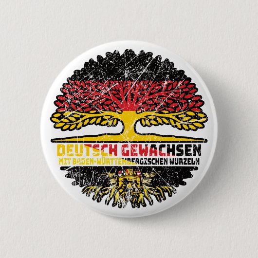 Baden-Württemberg Deutsch Deutschland Button (Vorderseite)
