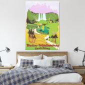Baden-Württemberg Leinwanddruck (Insitu (Schlafzimmer))