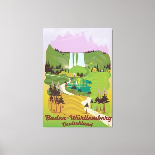 Baden-Württemberg Leinwanddruck (Vorderseite)