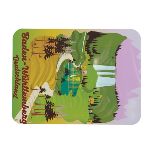 Baden-Württemberg Magnet (Horizontal)