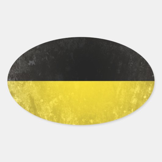 Baden-Württemberg Ovaler Aufkleber (Vorderseite)