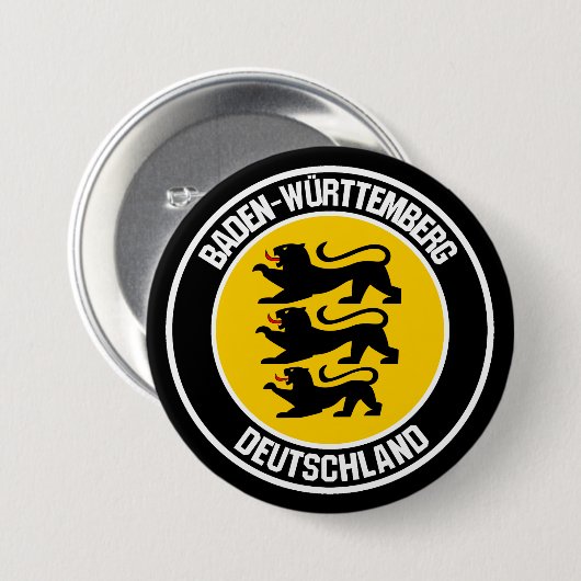 Baden-Württemberg-RundEmblem Button (Vorne & Hinten)