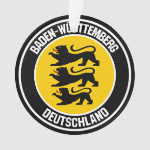 Baden-Württemberg-RundEmblem Ornament