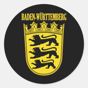 Baden-Württemberg Runder Aufkleber
