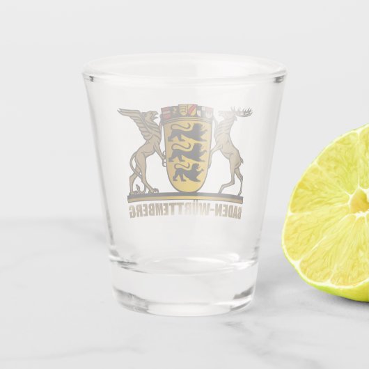 Baden-Württemberg Schnapsglas (Rückseite)