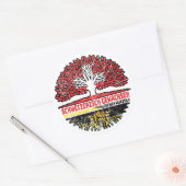 Baden-Württemberg Schweizer Schweiz Baum Runder Aufkleber (Umschlag)