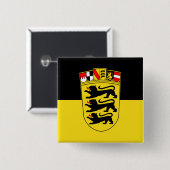 Baden-Württemberg (Staat, größere Arme), Button (Vorne & Hinten)