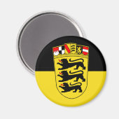 Baden-Württemberg (Staat, Großwaffen), Deutschland Magnet (Vorderseite/Rückseite)