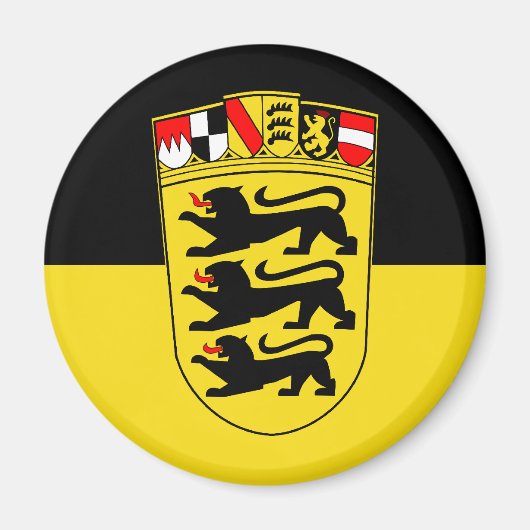 Baden-Württemberg (Staat, Großwaffen), Deutschland Magnet (Vorne)