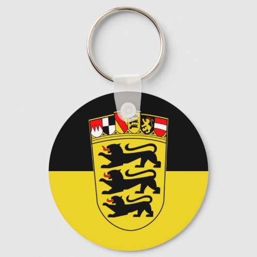 Baden-Württemberg (Staat, Großwaffen), Deutschland Schlüsselanhänger (Vorderseite)