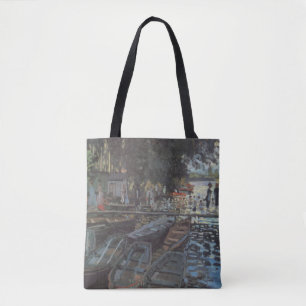 Badende bei La Grenouillère von Claude Monet Tasche