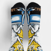 Badende Dogge Socken (Oben)