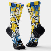 Badende Dogge Socken (Gewinkelt)