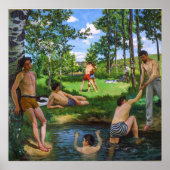 Badende | Frédéric Bazille | Poster (Vorne)