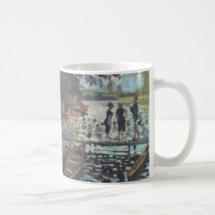 Badende in La Grenouillère von Claude Monet Kaffeetasse