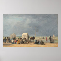 Badenzeit bei Deauville - Eugène Boudin Kunst