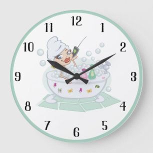 Badenzeit Große Wanduhr