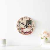 Badenzeit Runde Wanduhr (Zuhause)