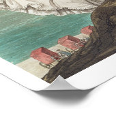 Badeort, aus der "Galerie der Mode", 1797 (co Poster (Ecke)