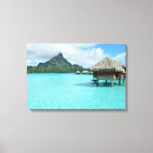 Badeort Bora Bora Leinwanddruck (Vorderseite)