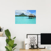 Badeort Bora Bora Poster (Heimbüro)