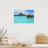 Badeort Bora Bora Poster (Küche)