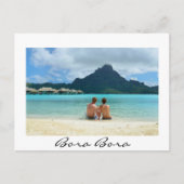 Badeort Bora Bora Postkarte (Vorderseite)