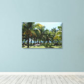 Badeort Leinwanddruck (Insitu (Holzboden))