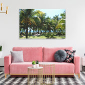 Badeort Leinwanddruck (Insitu (Wohnzimmer))