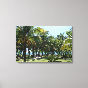 Badeort Leinwanddruck