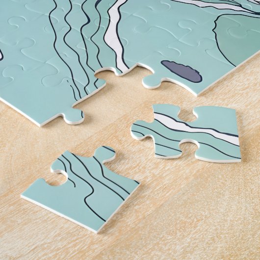 Badeort Puzzle (Seite)