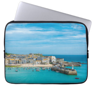 Badeort St. Ives, Cornwall, Vereinigtes Königreich Laptopschutzhülle