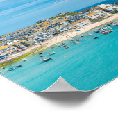 Badeort St. Ives, Cornwall, Vereinigtes Königreich Poster (Ecke)