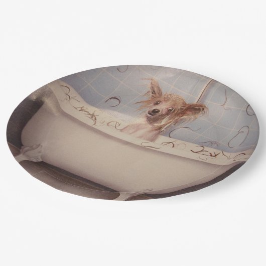 BADEPUPPY PAPPTELLER (Schrägansicht)