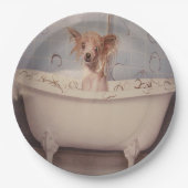 BADEPUPPY PAPPTELLER (Vorderseite)