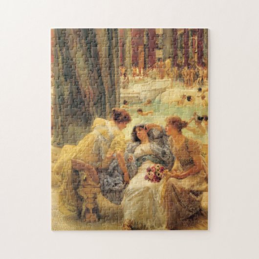 Bäder von Caracalla durch Lawrence Alma-Tadema Puzzle (Vertikal)