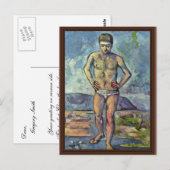 Bäder von Paul Cézanne (beste Qualität) Postkarte (Vorne/Hinten)