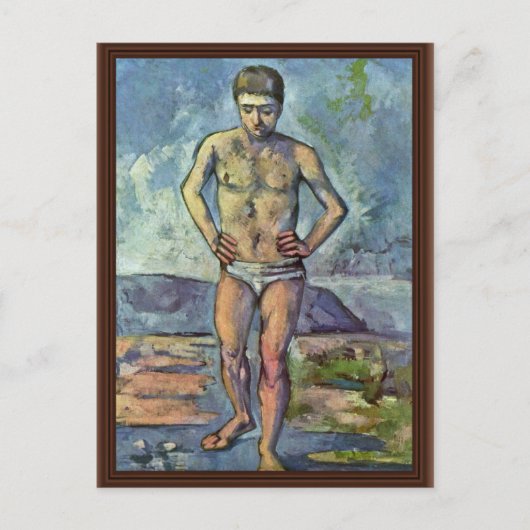 Bäder von Paul Cézanne (beste Qualität) Postkarte (Vorderseite)