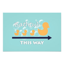 Bäder Wand Kunst "Enten in einer Reihe" - Foto dru