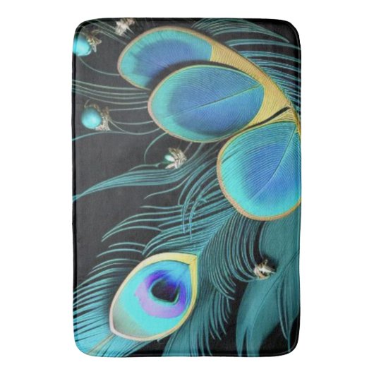 Bädermatte/Majestic Peacock - Badematte (Vorderseite Vertikal)