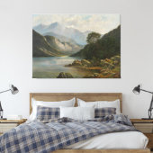 Badersee mit Wetterstein Leinwanddruck (Insitu (Schlafzimmer))
