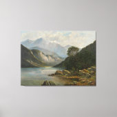 Badersee mit Wetterstein Leinwanddruck (Vorderseite)