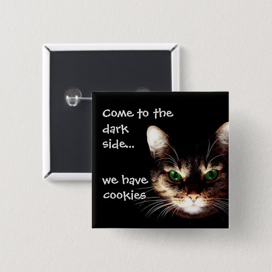 Badesachen - "Dunkle Seite hat Cookies" Button (Vorne & Hinten)