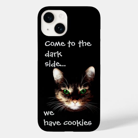 Badesachen - "Dunkle Seite hat Cookies" Case-Mate iPhone Hülle (Rückseite)